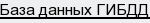 база данных ГИБДД